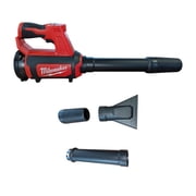 Milwaukee 0852-20 M12 Compact Spot Blower   Cordless Jobsite Blower with 175 CFM, Variable Speed, Nozzles for Cleanup Bare Tool