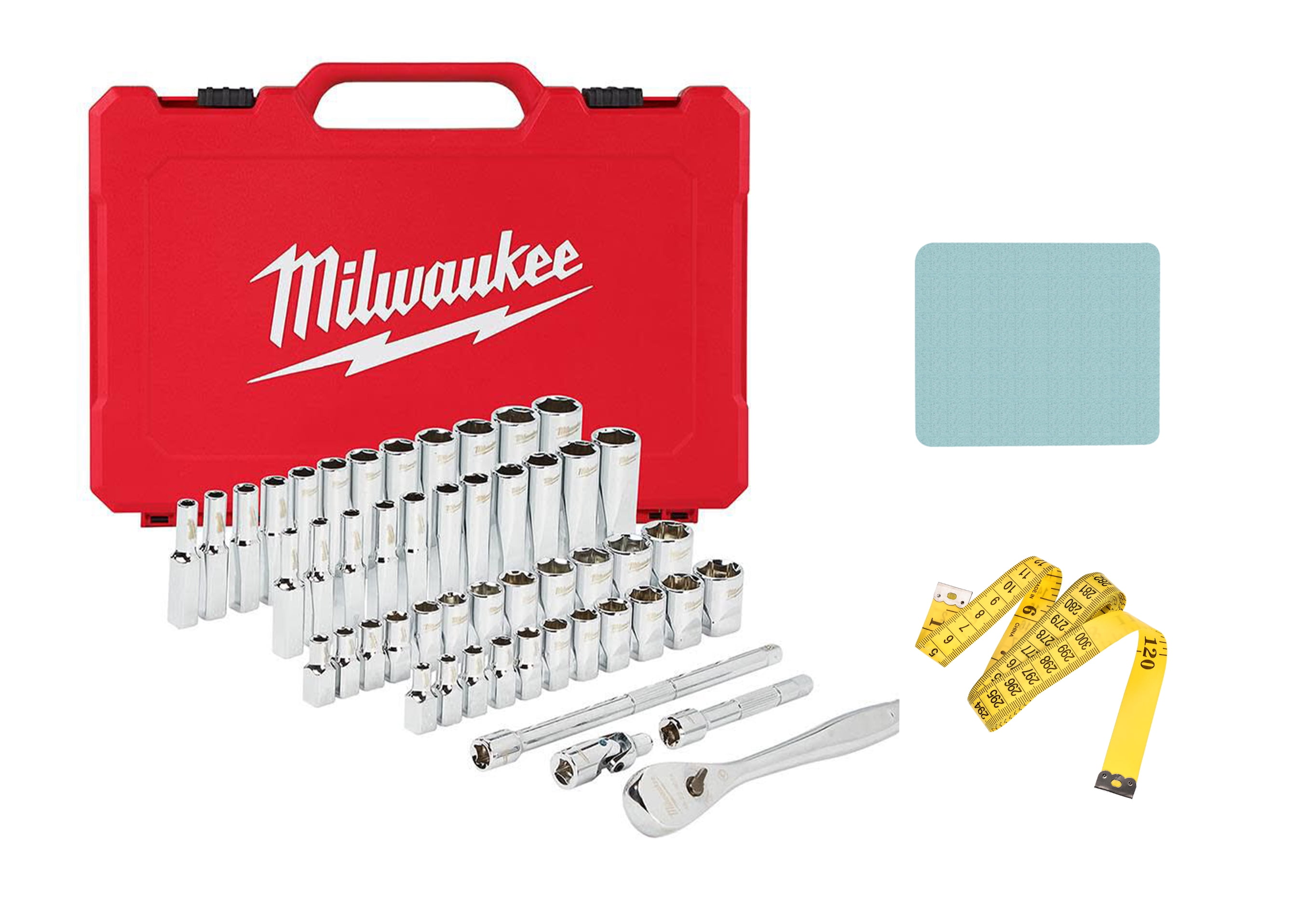 Milwaukee 1/4 in. Drive SAE/Metric Ratchet and Socket Mechanics Tool