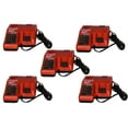 thumbnail image 1 of Milwaukee 12V &18V M12 & M18 Lithium Ion Battery Charger 48-59-1812 5 Pack, 1 of 3