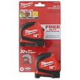 thumbnail image 1 of Milwaukee 16 ft. Compact Tape Measure (2-Pack), 1 of 2