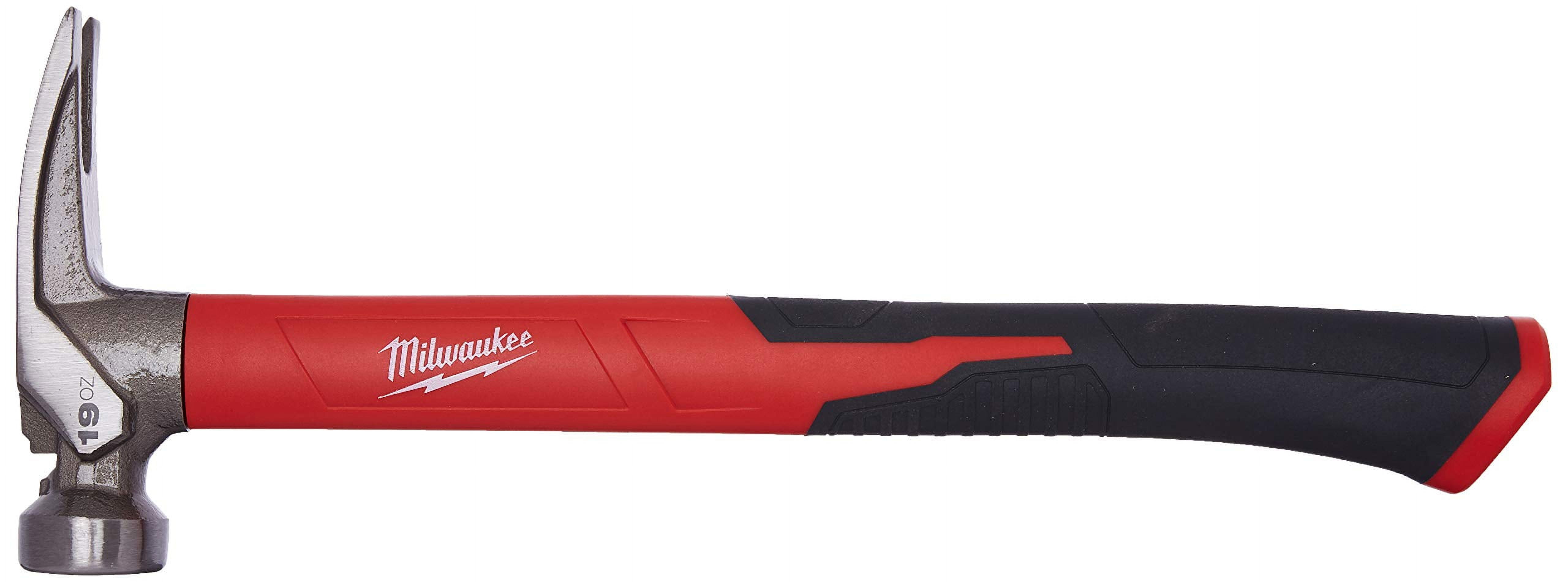Milwaukee 19oz Smooth Face Poly/Fiberglass Handle Hammer 48-22-9316