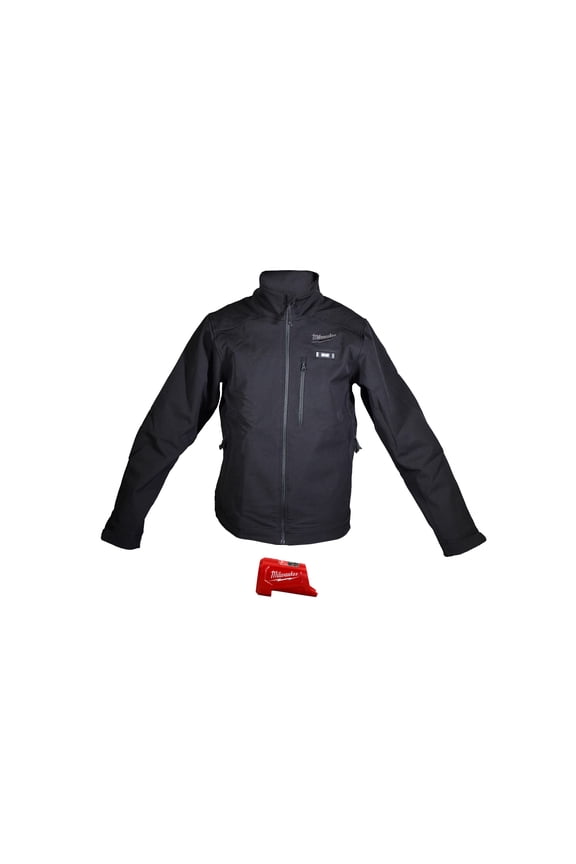 204B-20M 12V Lithium-Ion Toughshell Black Heated Jacket (Medium) - Jacket Only