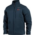 thumbnail image 1 of Milwaukee 204BL-213X M12 TOUGHSHELL Lithium-Ion Cordless Heated Jacket (3 Ah) - 3XL, Navy Blue, 1 of 12