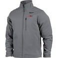 thumbnail image 1 of Milwaukee 204G-212X M12 TOUGHSHELL Lithium-Ion Cordless Heated Jacket (3 Ah) - 2XL, Gray, 1 of 12