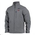 thumbnail image 1 of Milwaukee 204G-21XL M12 TOUGHSHELL Lithium-Ion Cordless Heated Jacket (3 Ah) - X-Large, Gray, 1 of 12
