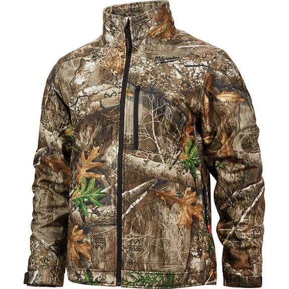 Milwaukee 224C-21S M12 QUIETSHELL Lithium-Ion Cordless Heated Jacket (3 Ah) - Small, Realtree EDGE Camo