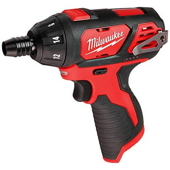 Milwaukee 2401-20 M12 12-Volt Lithium-Ion Cordless 1/4 in. Hex Screwdriver (Tool-Only)
