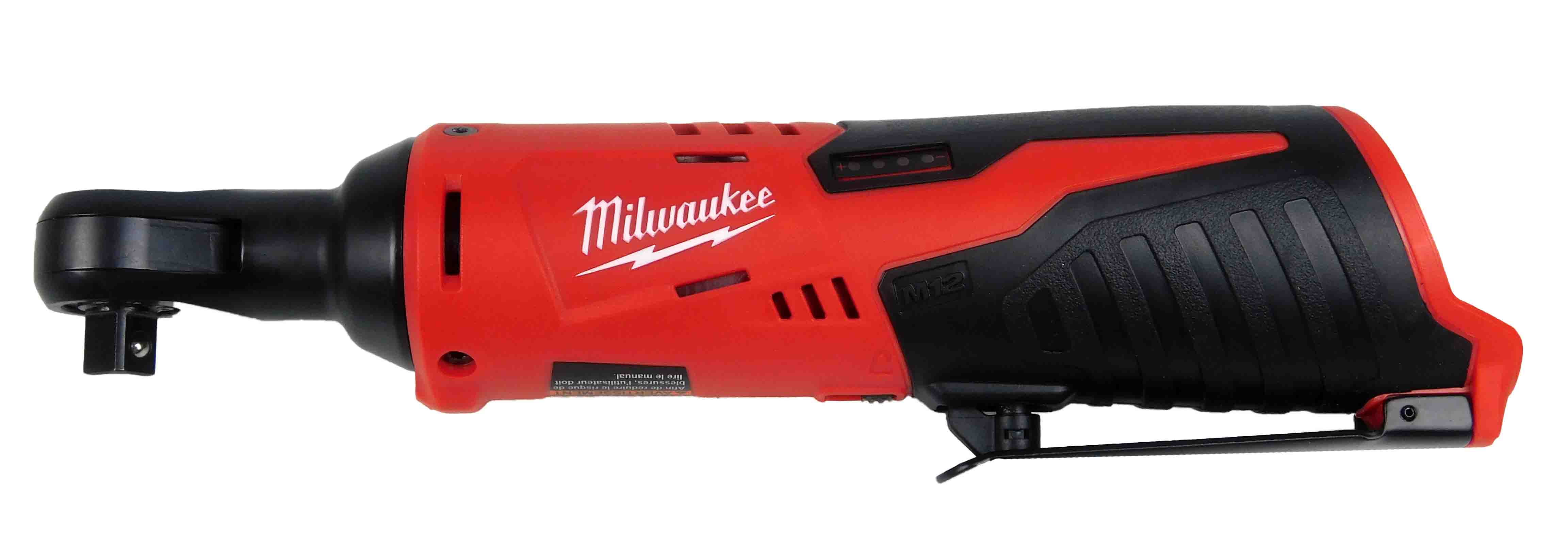Milwaukee 2457-20 12-Volt M12 Lithium Ion 3/8 in. Cordless Ratchet Bare Tool 