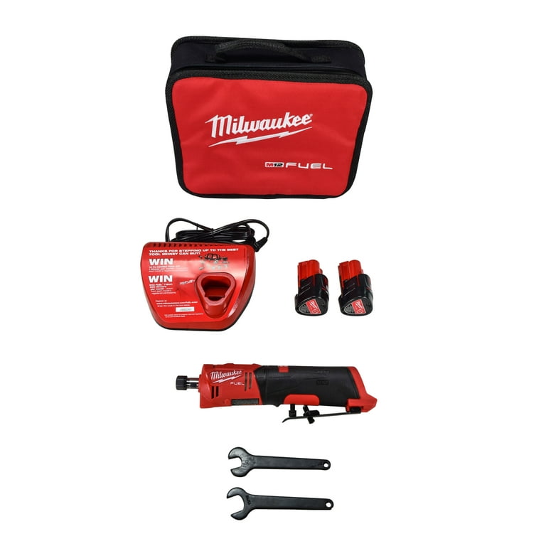 Milwaukee 2486 22 M12 FUEL 12V Straight DieGrinder Kit with 2