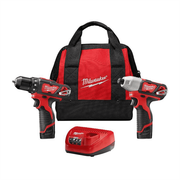 Milwaukee 2494-22 M12 Drill/Impact Combo Kit