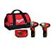 Milwaukee 2494-22 M12 Brushed Lithium-Ion 3/8 in. Cordless Drill Driver/ 1/4 in. Impact Driver Combo Kit (1.5 Ah)