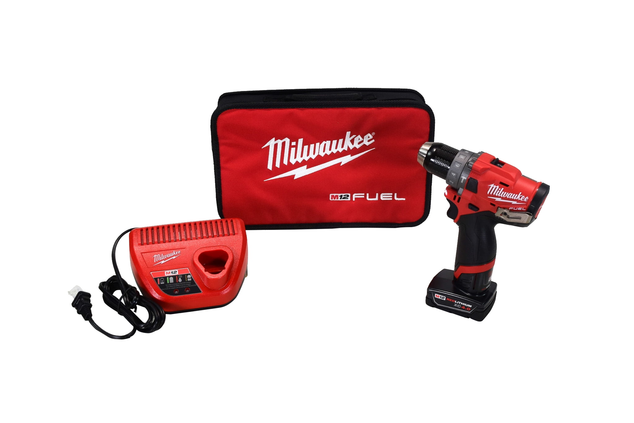 Milwaukee 2504-21XCC 12V Cordless 1/2" Hammer Drill Kit (Battery, Charger, Case)