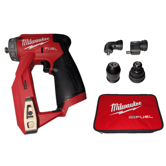 Milwaukee 2505-20 M12 FUEL 4-in-1 Installation Drill/Driver  300 in-lbs Torque, 16 Position Head System, Brushless Motor (Bare Tool)