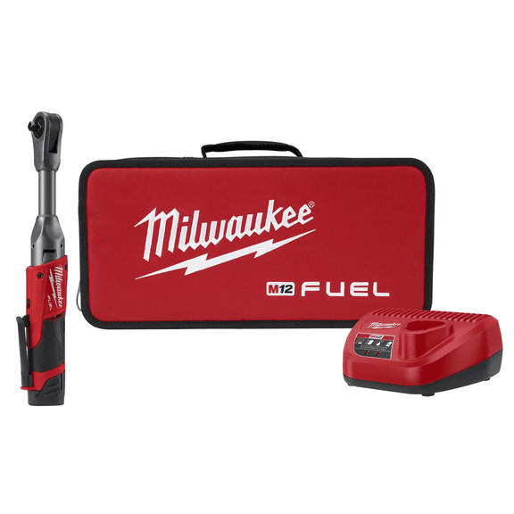 Milwaukee 2560-21 M12 FUEL 3/8" Extended Reach Ratchet 1 Battery Kit