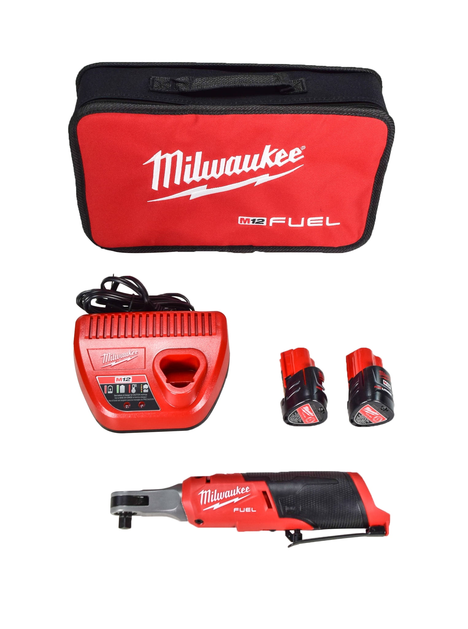 Milwaukee 2567 22 Cordless 3 8 High Speed Ratchet Kit Walmart