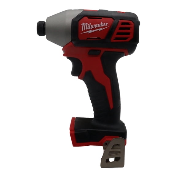 Milwaukee M18 1/4 Hex Impact Driver (Tool Only)  Compact Cordless Impact Driver with 1,500 in-lbs Torque, REDLINK Intelligence, LED Work Light & All-Metal Belt Clip  Powerful 18V Fastening Tool