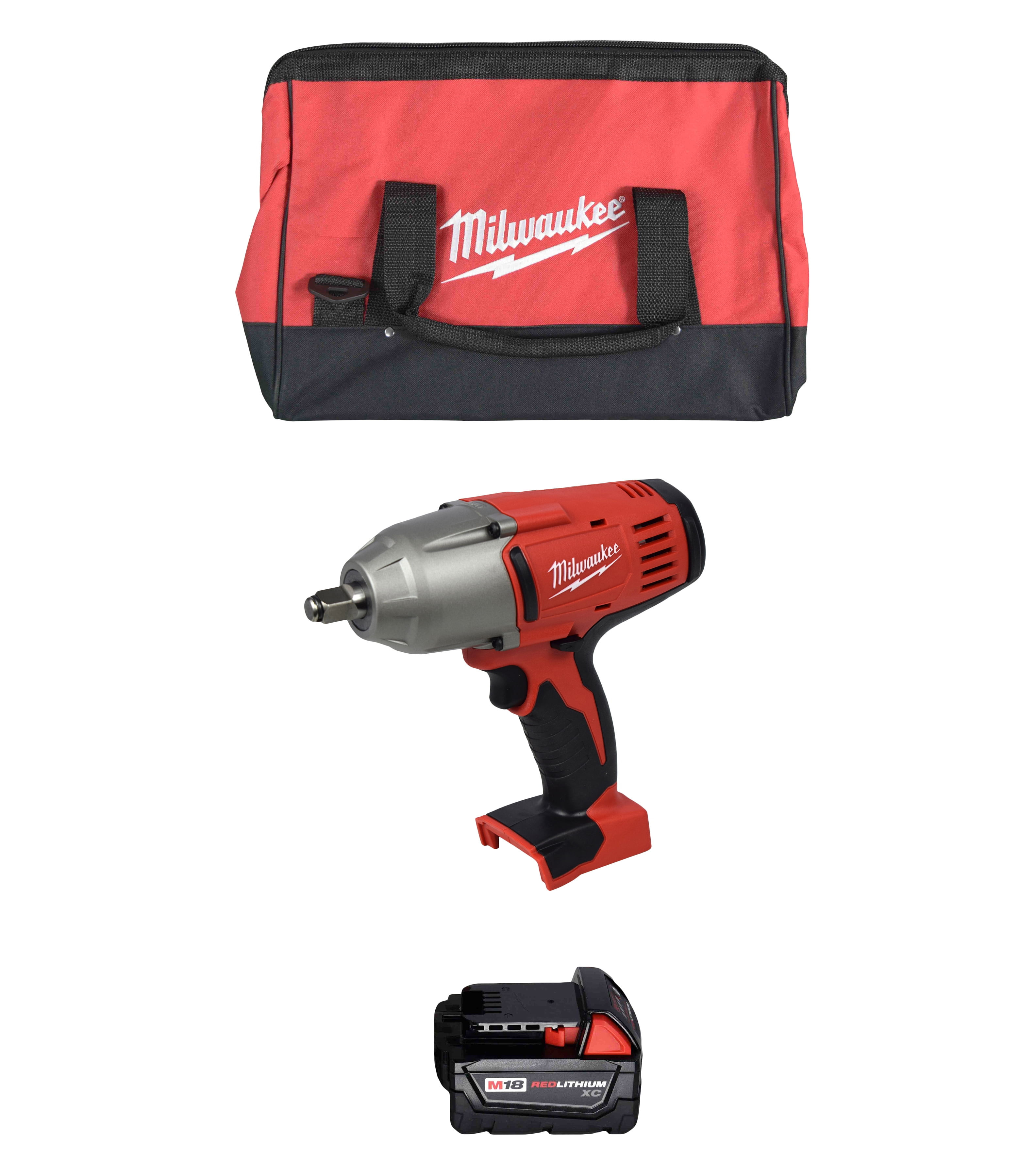 Milwaukee 2663-20 1/2" High Torque Impact Wrench w/ 48-11-1828 18V 3.0Ah Battery