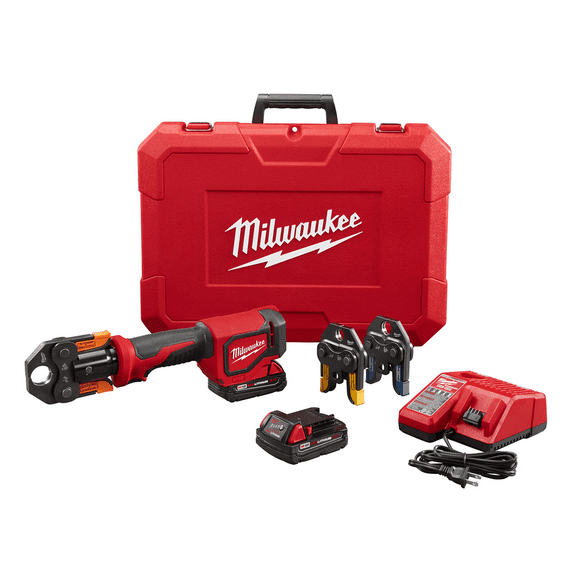 Milwaukee Tool M18 Short Throw Press Tool Kit w/ Viega PureFlow Jaws