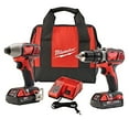 thumbnail image 1 of Milwaukee 2691-22 18 V Cordless Compact Drill and Impact Driver Power Tool Sets, 1 of 5