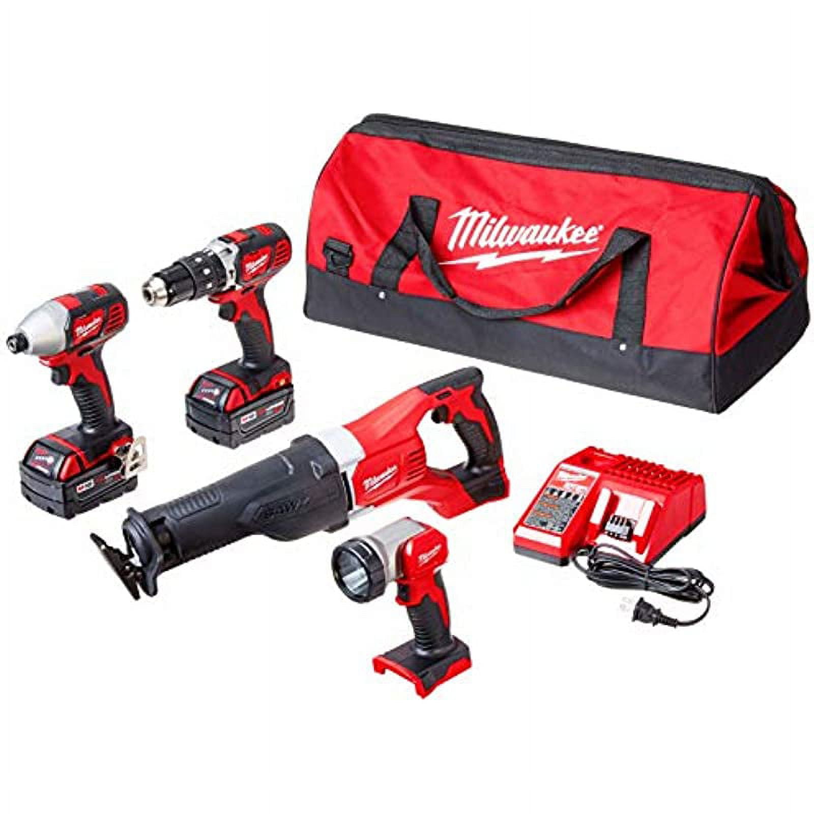 Milwaukee 269624 M18 Cordless Compact Combo Tool Kit