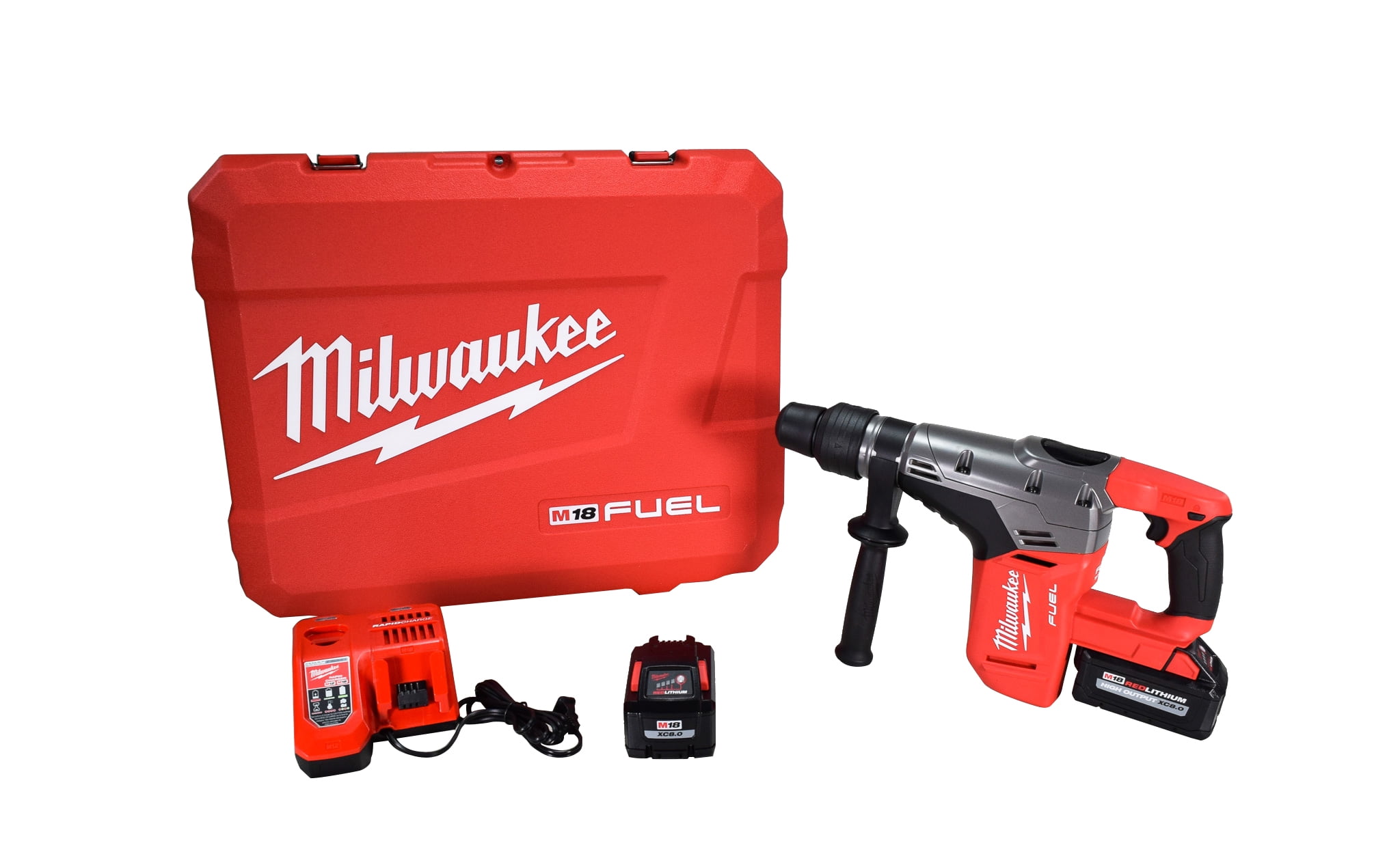 Milwaukee 2717-22HD M18 FUEL 1-9/16 SDS Max Rotary Hammer Kit w/ 2 Ba