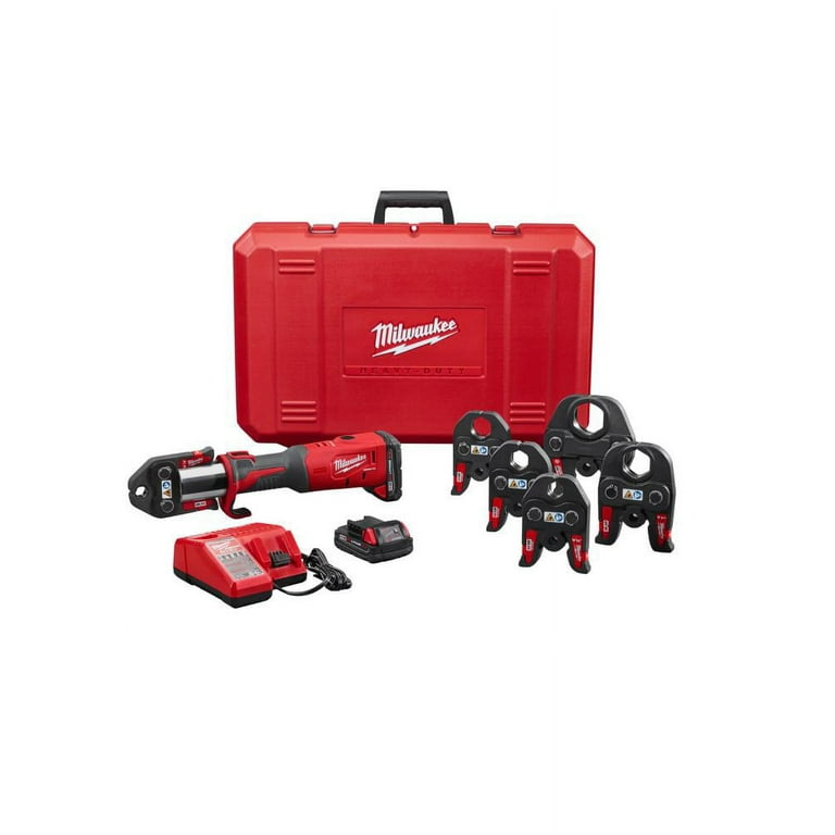 Milwaukee 2773 22 M18 Force Logic Press Tool Kit with 1 2 In. 2 In. Jaws Walmart