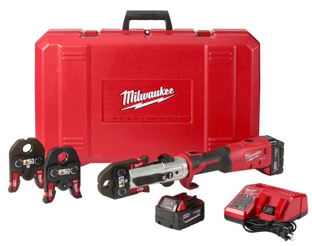 Milwaukee-2773-22L M18 Brushless Force Logic Long Throw Press Tool 1/2 In. to 1 In. Kit