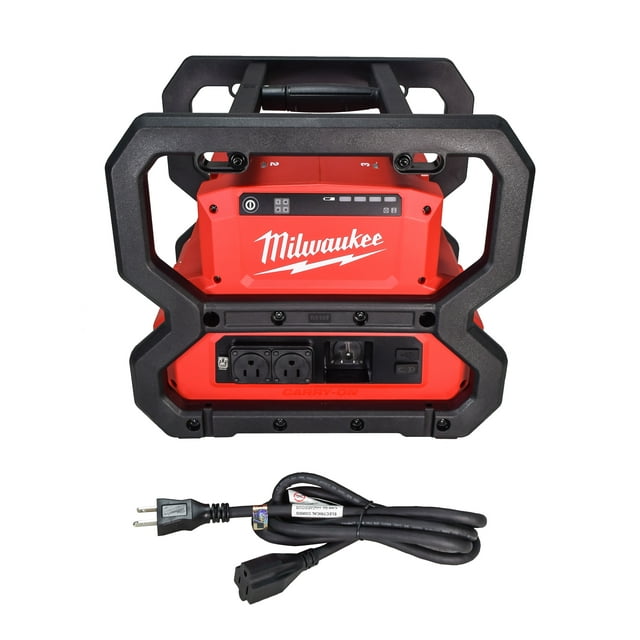 Milwaukee M18 Cordless Power Supply with Battery Charger, 3600W/1800W