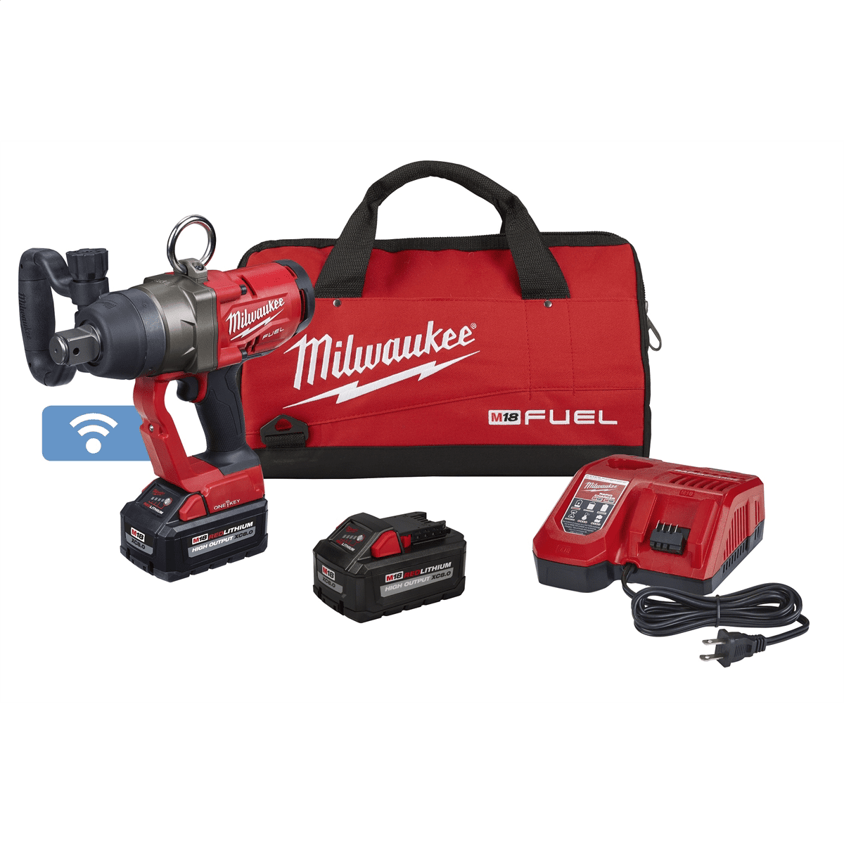Milwaukee 2867-22 M18 FUEL 1" High Torque Impact Wrench Kit