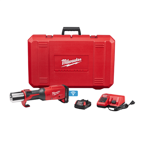 Milwaukee 2922-20 M18 FORCE LOGIC Brushless Lithium-Ion Cordless Press Tool with ONE-KEY Kit (2 Ah)