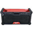 thumbnail image 1 of Milwaukee M18 Bluetooth Jobsite Radio (2952-20) – Dual 3.5 in Woofers, Bluetooth 5.0, AM/FM, USB-C Charging, Tool Only, 1 of 4
