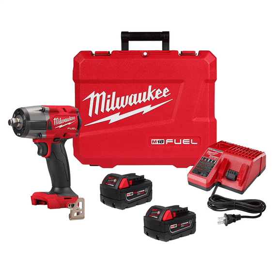 Milwaukee 2962-22 M18 Mid-Torque Impact Wrench, 650 RPM