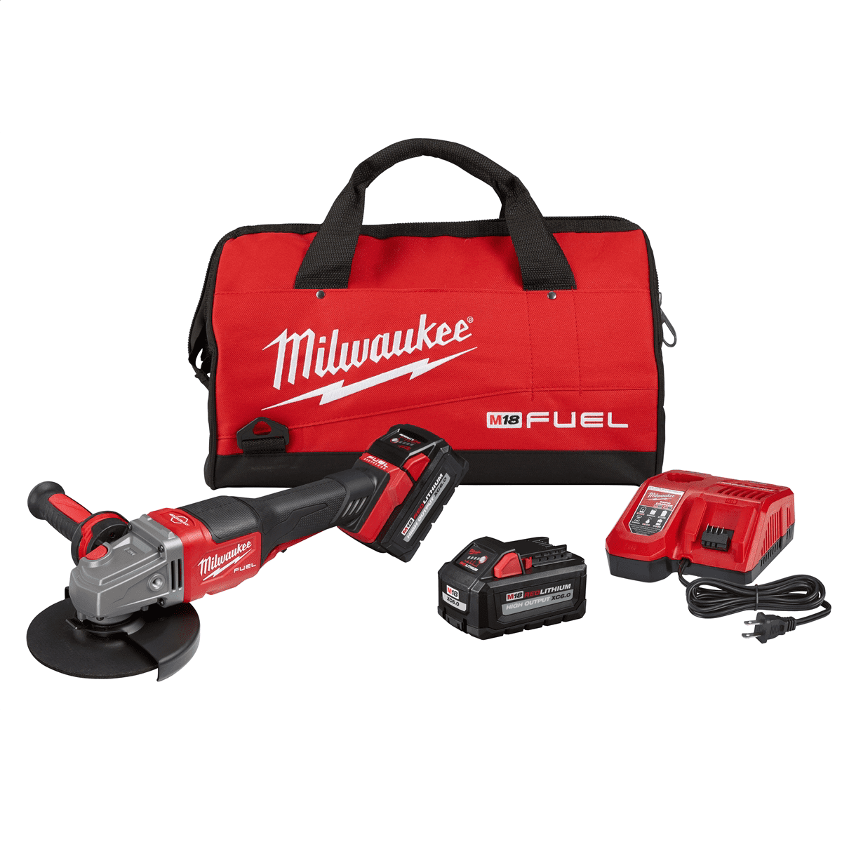 Milwaukee 2980-22 M18 FUEL 4-1/2"-6" NoLock Braking Grinder w/ Paddle Switch