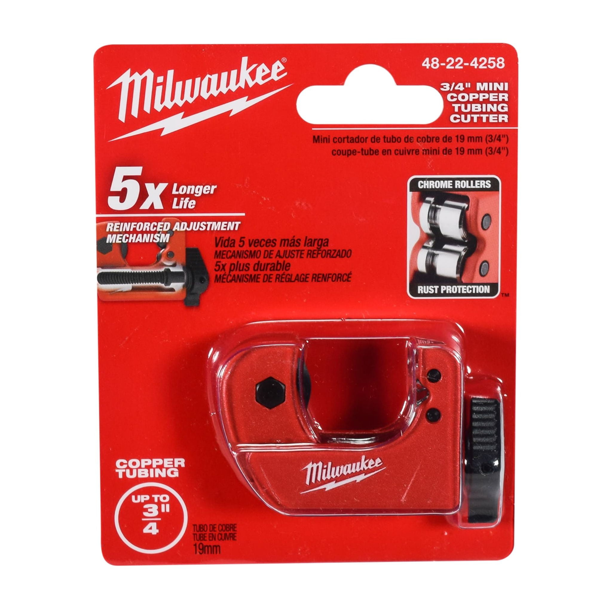 Milwaukee 3/4 in. Mini Copper Tubing Cutter 48224258