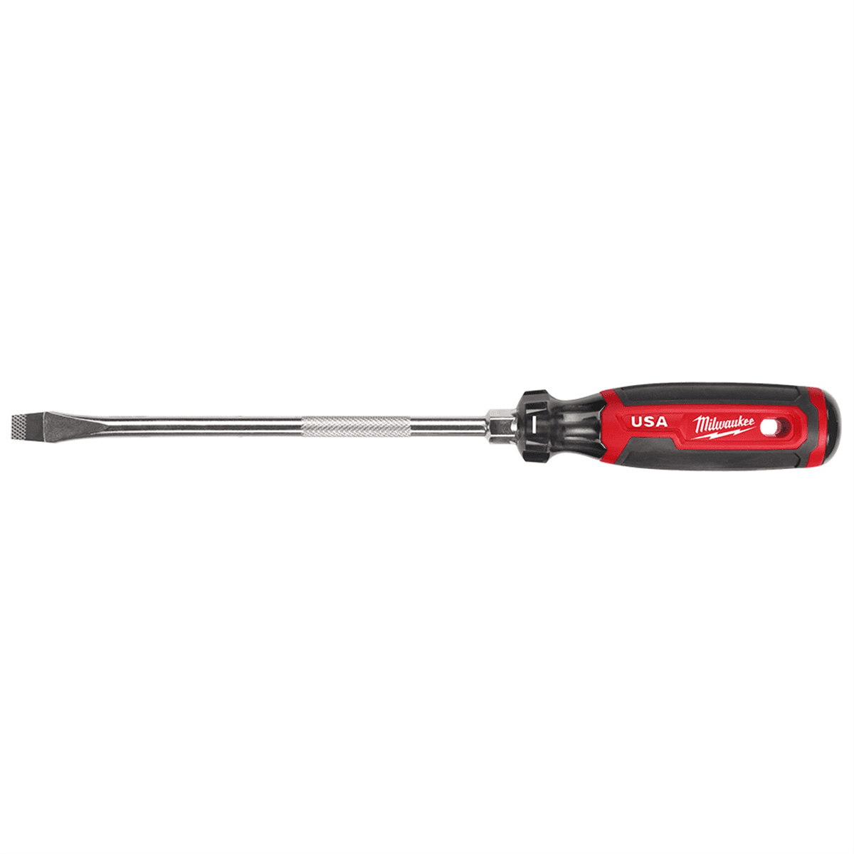 Milwaukee Tool 3/8" Slotted 8" Cushion Grip Screwdriver (USA)