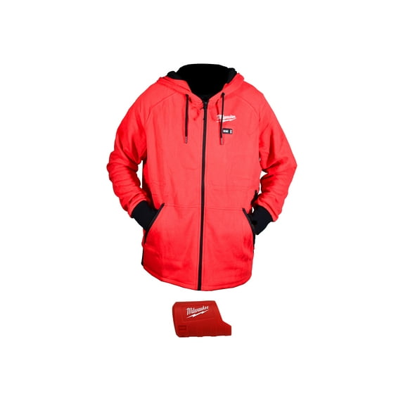 Milwaukee 306R-20XL M12 Lithium-Ion Red Heated Jacket Hoodie (X-Large) - Hoodie Only