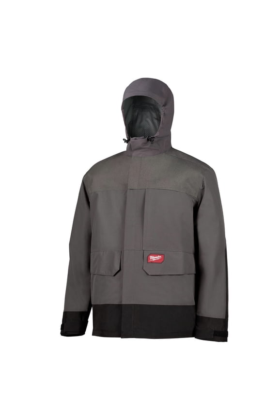 310G-3X 2.5 Layer Rain Shell - Gray, 3X