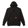 thumbnail image 1 of Milwaukee 350B-L Heavy Duty Pullover Hoodie - Black, Large, 1 of 6