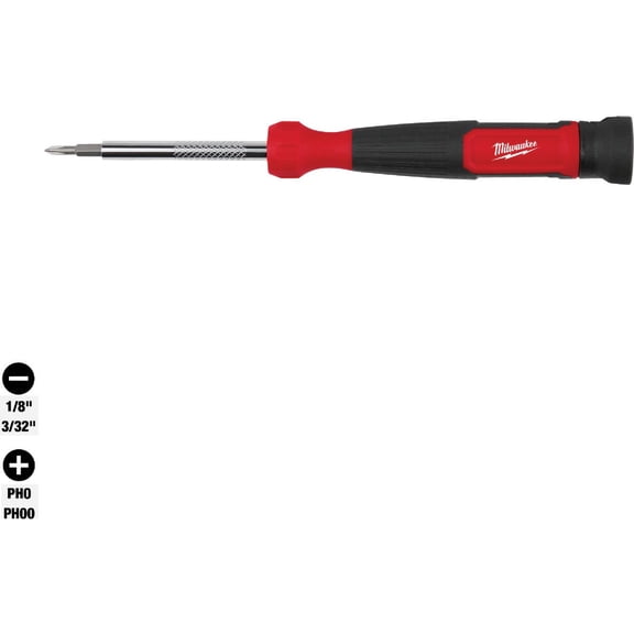 Milwaukee Accessory Milwaukee 4-In-1 Precision Multi-Bit Screwdriver