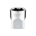 thumbnail image 1 of Milwaukee 45-34-9087 3/8" Drive 17mm Metric 6-Point Socket, 1 of 4