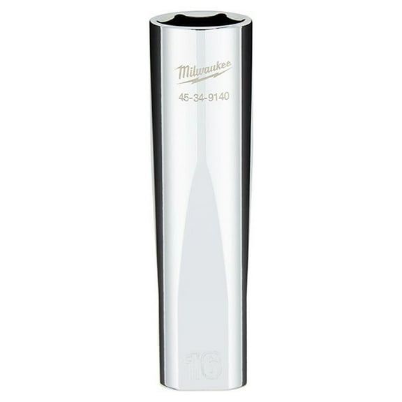 Milwaukee 45-34-9140 1/2" Drive 16mm 6-Point Deep Socket