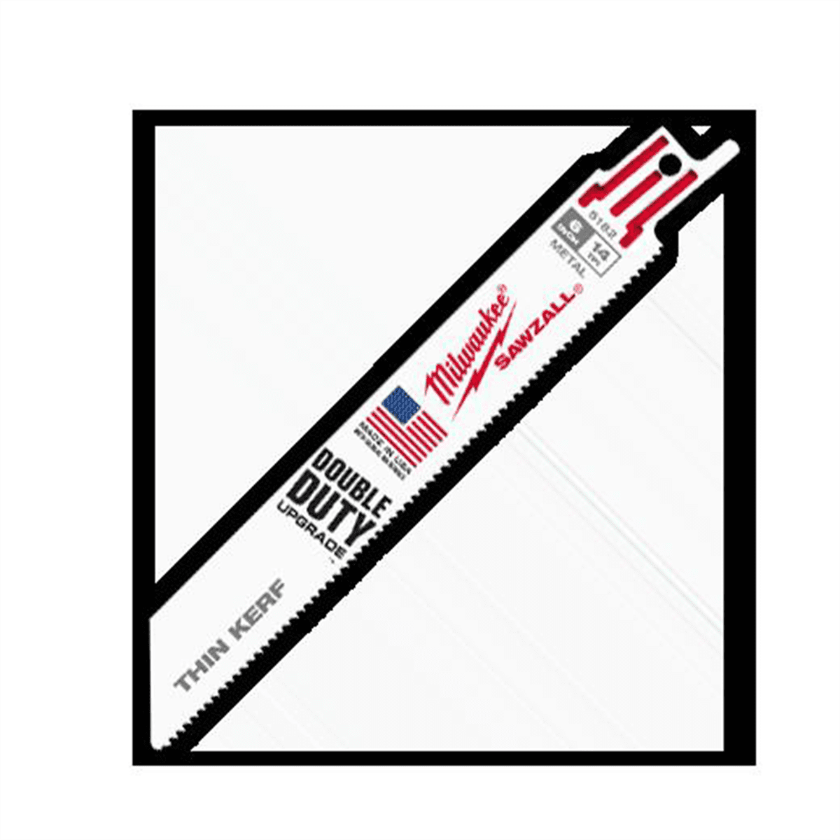 Milwaukee 48-00-8182 - Thin Kerf Metal Cutting Sawzall Blades