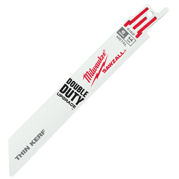Milwaukee 48-01-6182 6" 14 TPI Thin Kerf SAWZALL Blades (50 Pack)