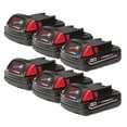thumbnail image 1 of Milwaukee 48-11-1820 18V 2.0Ah Lithium Battery Pack (6 Pack), 1 of 4