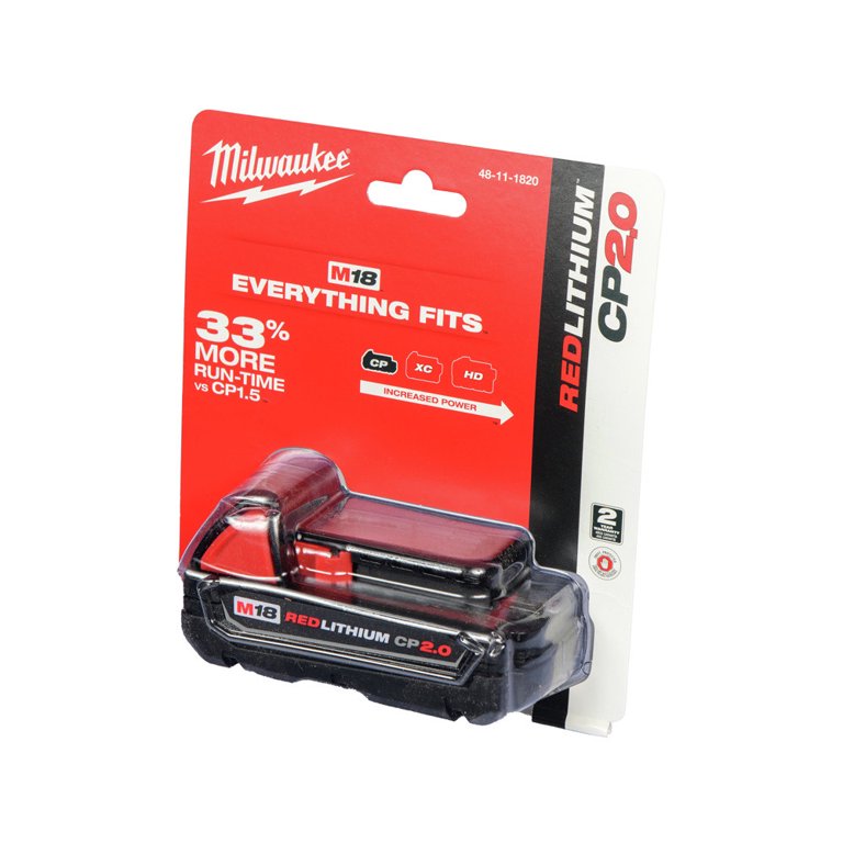 Milwaukee m18 2.0 discount battery