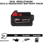 Milwaukee 48-11-1850R M18 18V 5.0 Ah Power Tool Battery