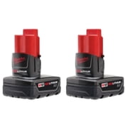 MILWAUKEE M12 REDLITHIUM XC 3.0Ah Battery 2-Pack (48-11-2412) – Extended Runtime and High Performance