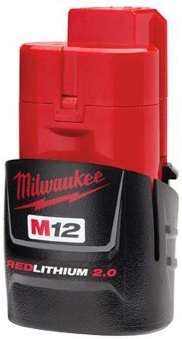 Milwaukee 48-11-2420 M12 REDLITHIUM 2.0 Compact Battery Pack 1-Pack
