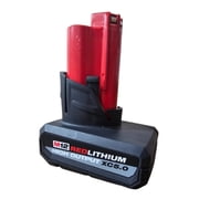 Milwaukee M12 REDLITHIUM High Output XC5.0 Battery Pack   48-11-2450, 12V Lithium-Ion, Extended Runtime