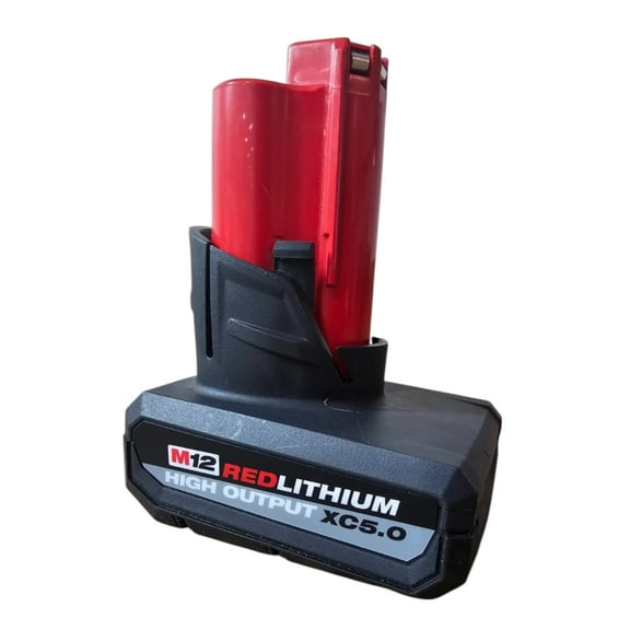 Milwaukee M12 REDLITHIUM High Output XC5.0 Battery Pack 48-11-2450, 12V Lithium-Ion, Extended Runtime